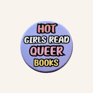 Handmade Hot girls Badge: Queer Pin badges (38mm)