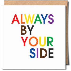 Belle carte de voeux Envoi d'amour gay Carte de voeux Lgbtq