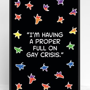 Crise gay impression A4 et A5. Impression Heartstopper Impression Lgbtq, gay, Lesbienne Impression murale