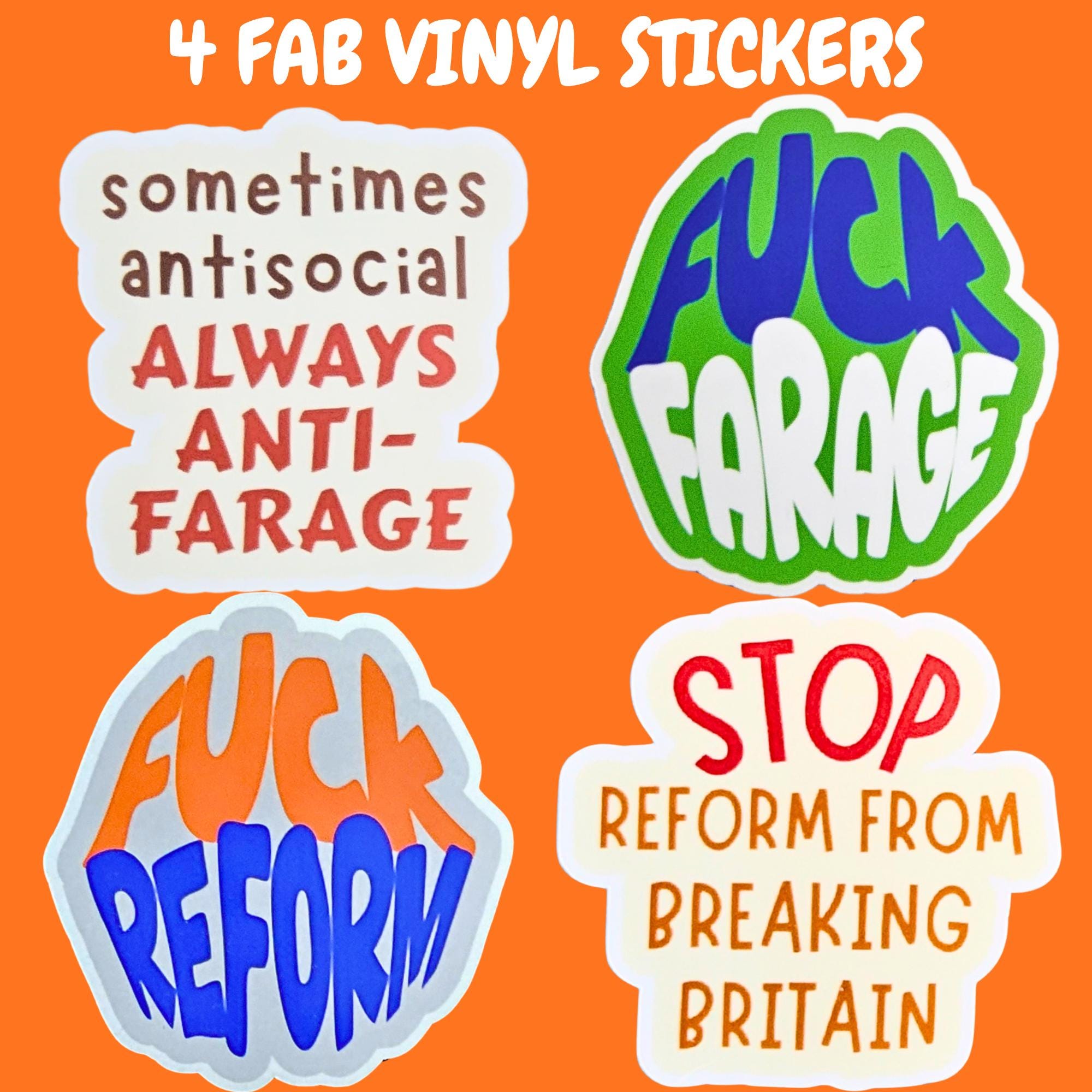 Lot De 5 Autocollants Refugees Welcome – 9x6cm – Solidarité – Fabriqué En France