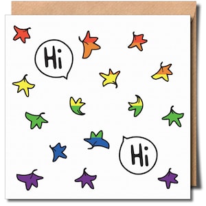 Salut salut Heartstopper Gay Lgbtq anniversaire carte de voeux carte gay