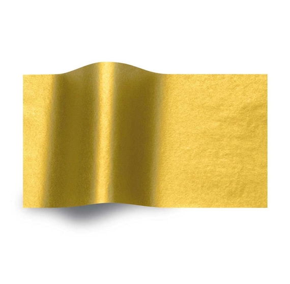 Luxury 20x30in Gold Metallic Bulk Tissue Paper 240 Pieces, Party Decorations, Arts & Crafts, Small Business, Premium Gift-wrap, Event Decor