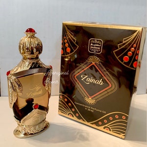Zainab Arabian Perfume Oil by Naseem, Fruity Citrus, Floral, Woody, Concentrated Perfume Oil, Arabic Perfume, Perfume, Perfume Oil, Metallic