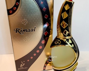 Rimaal Brown Arabian Perfume Oil by Khadlaj – Gourmand Oud Fragrance, Unisex Fall & Autumn Scent, Luxury Perfume Oil Gift