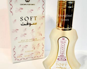 Soft Perfume by Alrehab, 35 ml, Eau De Parfum, Attar Spray, Elegant, Citrus, Floral, Arabian Perfume, Middle Eastern Perfume, Arabic Perfume