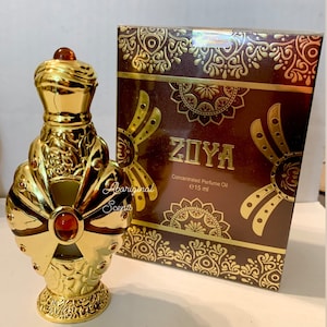 Zoya Arabian Perfume Oil by Naseem, Concentrated Perfume Oil, Citrus, Fruity, Handcrafted Bottle, Perfume Oil, Body Oil, Arabian Gift