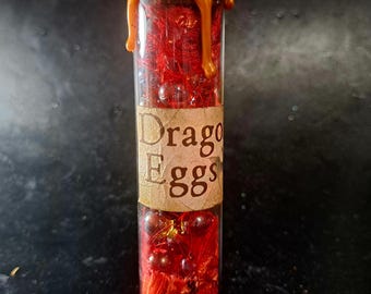 Dragon Eggs Fantasy Relic. Fantasy Cryptid Bottle.