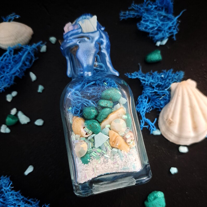 Mermaid Potion Handmade Fantasy Bottle - Etsy