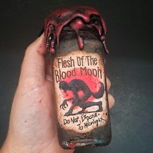 Werewolf Flesh Handmade Fantasy Potion