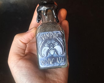 Vampire Bone Ash Handmade Fantasy Apothecary