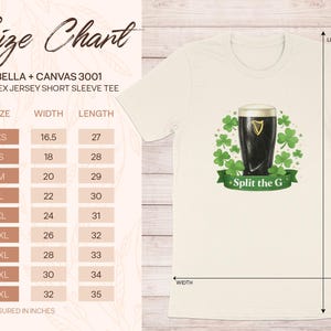 Split the G T Shirt, St Patrick's Day Shirt, Irish Beer Tee, Shamrock Graphic Tee, Unisex Short Sleeve T Shirt, Funny Irish Tee