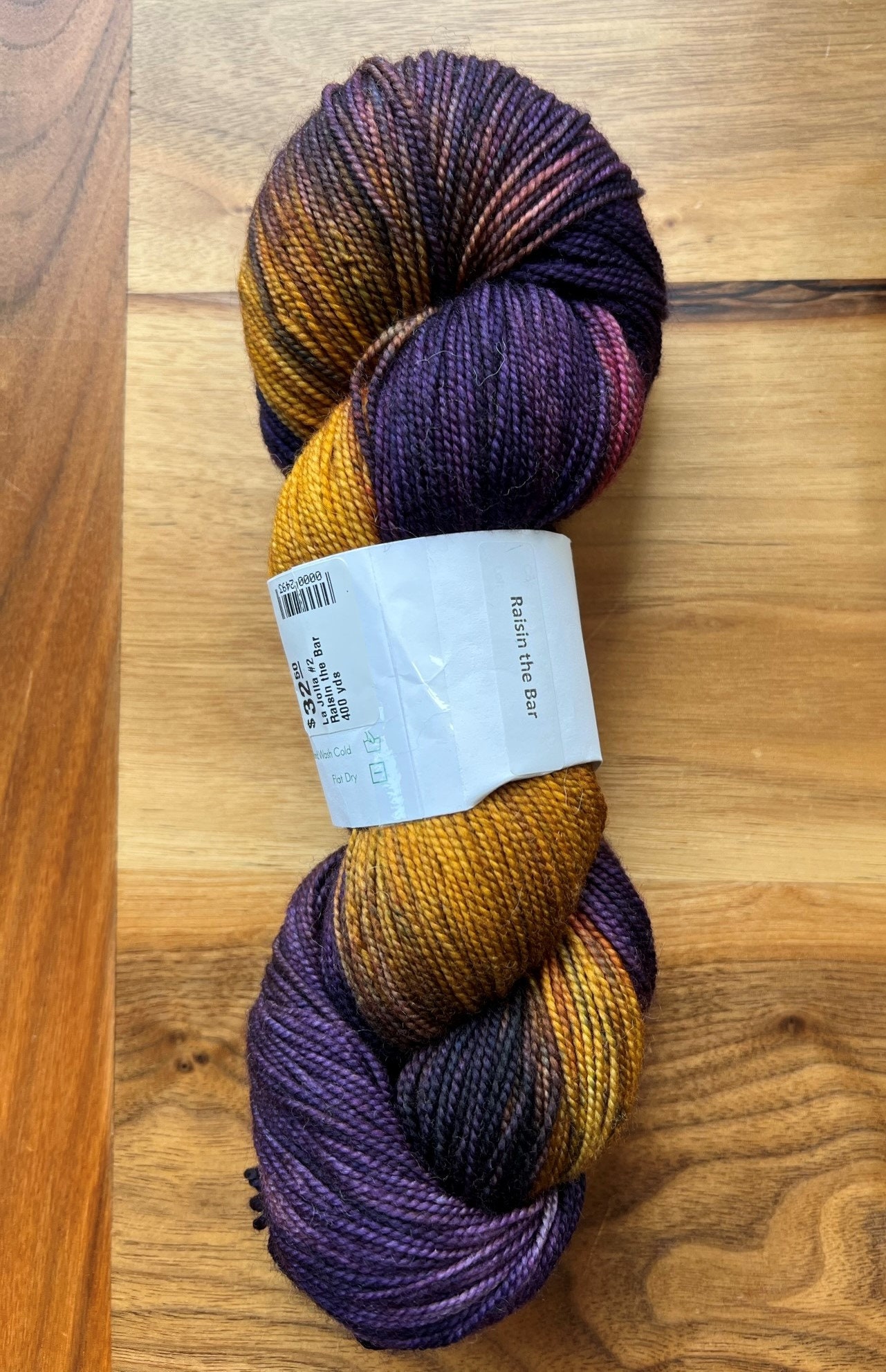 Designer Yarn Grab Bag Very Fun Mix Handdyed Blue & Purple Etsy