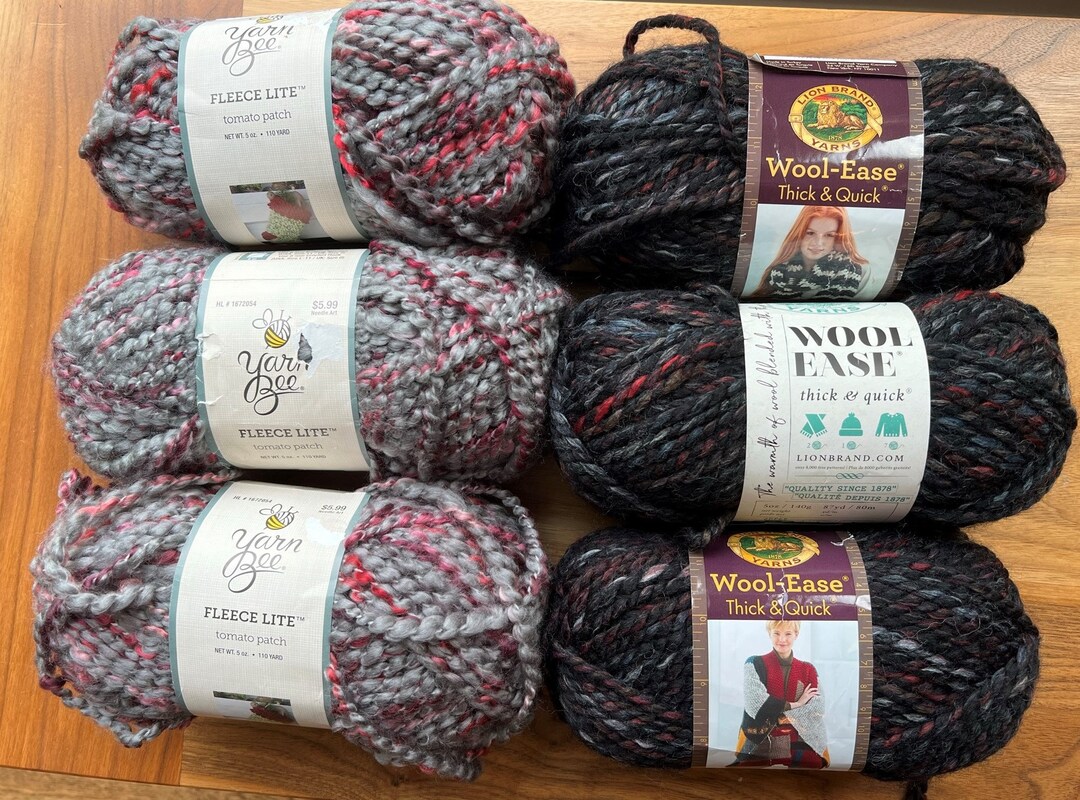 Designer Yarn Grab Bag Soft and Thick Gray Yarn Bee & Black Etsy