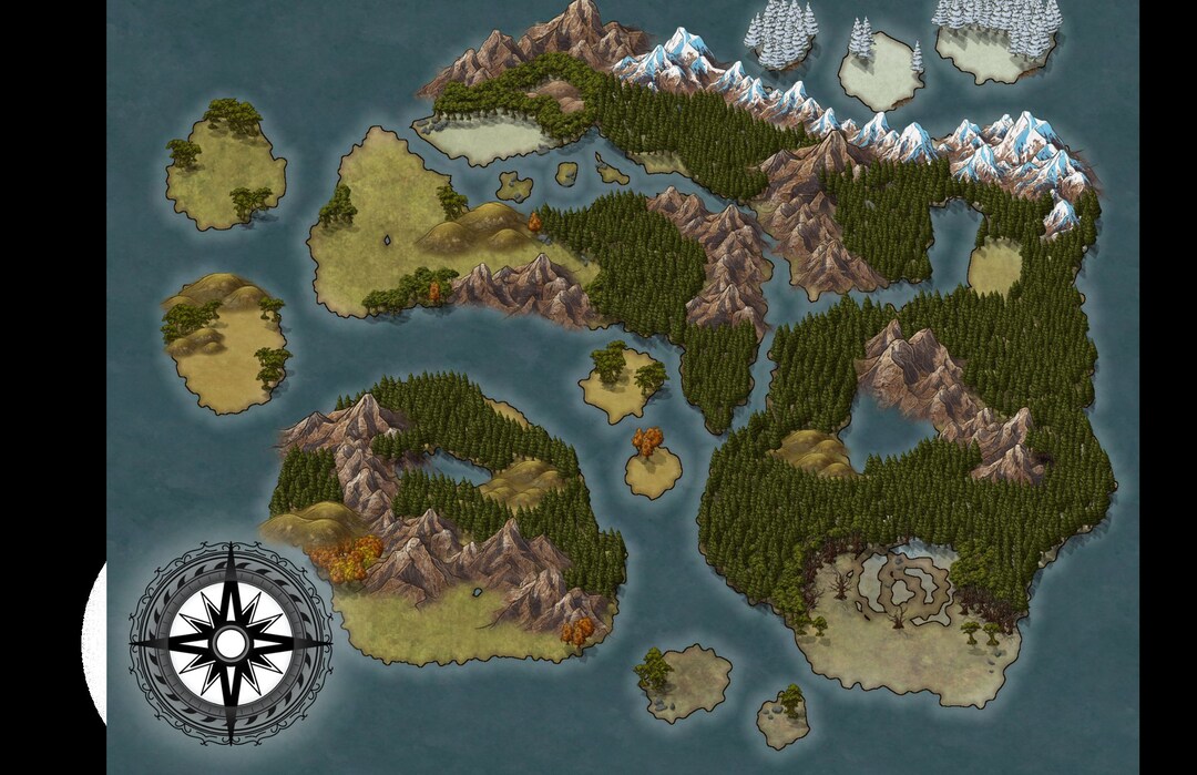 Customizable Map COMMERCIAL USE - Etsy
