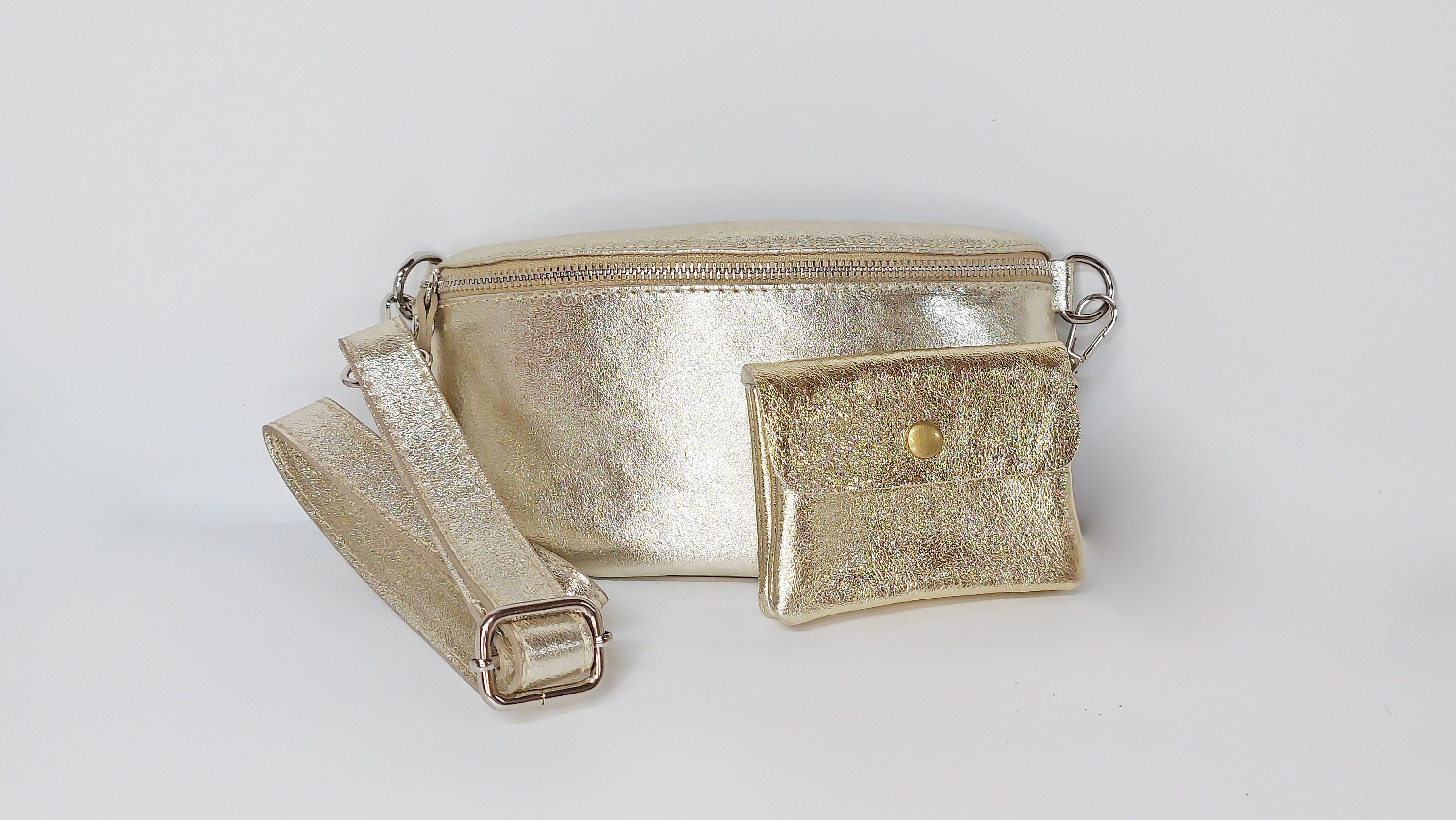 Gold sequin hotsell bum bag