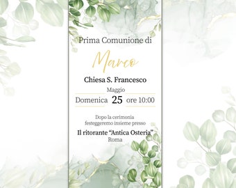 Invitación digital primera comunión