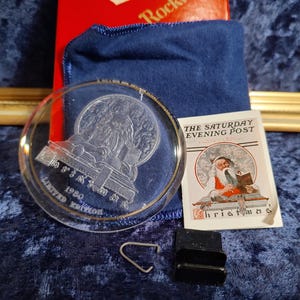 Vintage Norman Rockwell ornament from Dave Grossman in Original Package Limited Edition 1980