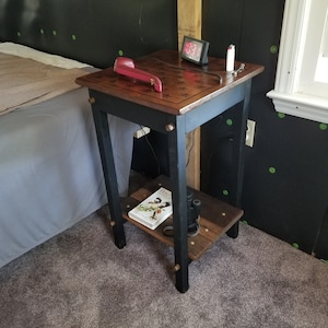 Skull and Bones Nightstand End table