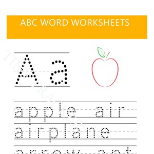 Learning ABC and Tracing Book