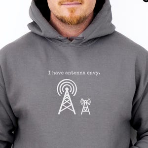 Funny Ham Radio Hoodie, Ham Radio Operator Gift, Amateur Radio Sweatshirt, Radio Operator Humor Hoodie,Nerdy Radio Gift,Gift for Dad Grandpa