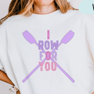 Rowing Shirt For Her, Crew Gift For Teammate, Comfort Colors Gift for Rower Tee, Regatta Gift Idea, Athletic Rowing T-Shirt, Womens Crew Top