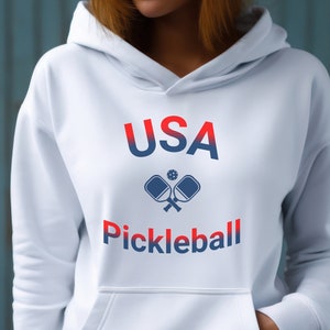 Felpa con cappuccio Pickleball, regalo Pickleball, maglietta Pickleballer, regalo per la festa della mamma, regalo di compleanno per lei, maglietta sportiva da donna