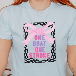 Rowing Shirt For Her, Crew Gift For Teammate, Comfort Colors Gift for Rower Tee, Regatta Gift Idea, Athletic Rowing T-Shirt, Womens Crew Top