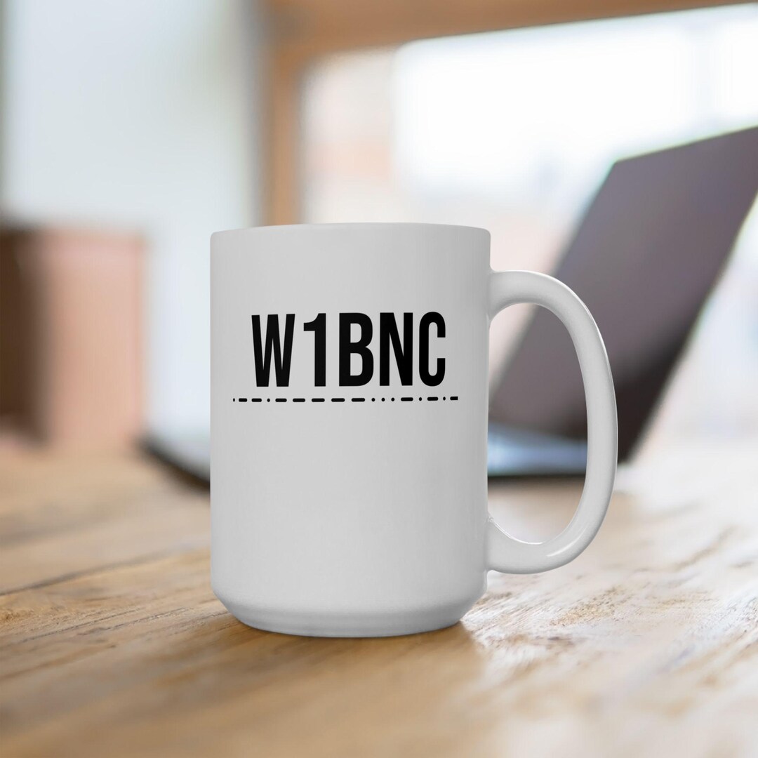 Personalized Ham Radio Call Sign Mug, Morse Code Coffee Cup, Gift for ...
