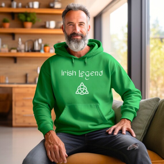 Irish Hoodie Men s Irish Sweatshirt Unisex Irish Gift Ireland Gifts Irish Christmas Gifts St Patrick s Day Irish Clover Gift Gaelic