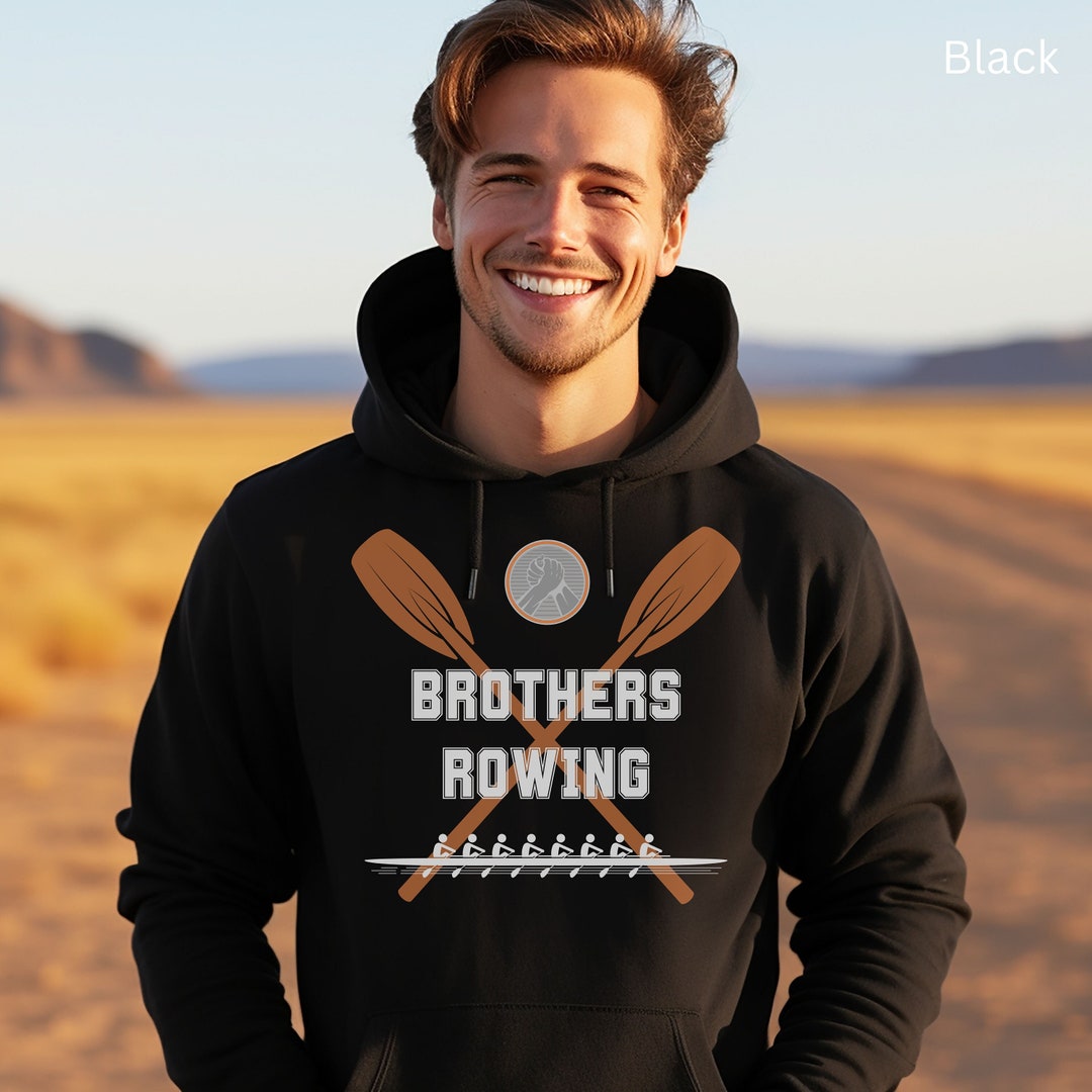 Rowing Hoodie, Rowing Coach Gift, Rowing Teammate, Crew Boat Sweatshirt ...
