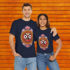 Jai Jagannath T-Shirt | Hare Krishna T-Shirt | Yoga Meditation Spiritual Dress for Men&#39;s, Women&#39;s | Unisex T-Shirt | Ratha Yatra Tees