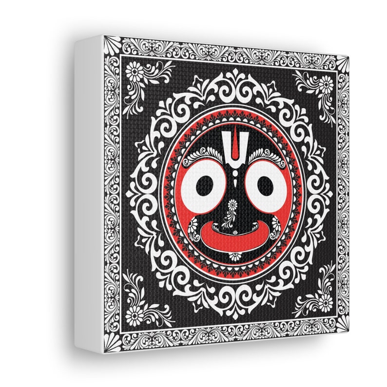 Lord Jagannath Pattachitra Painting Traditional Indianfolk Art Indian