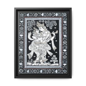 Radha Krishna indische Volkskunst Jagannath Pattachitra Malerei, Kalamkari Malerei, Madhubani Kunst, traditionelle indische Malerei, Wanddekor