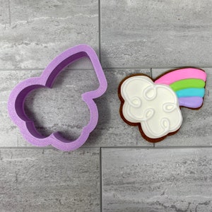 Cloud and Rainbow Cookie Cutter