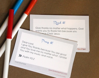 Tarjetas bíblicas digitales para niños