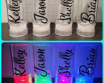 Light Up LED Cups, Geburtstag, Junggesellenabschied, Junggesellinnenabschied, Hochzeitsfeier