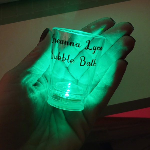 Light Up Shot Glasses, birthday party, 21st birthday