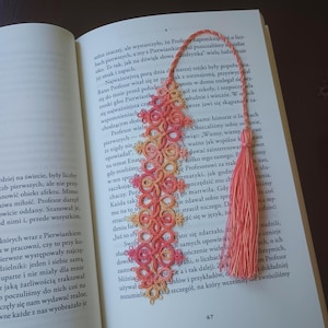 Celtic bookmark | Ornamental bookmark | Handmade lace bookmark | Gift for booklovers