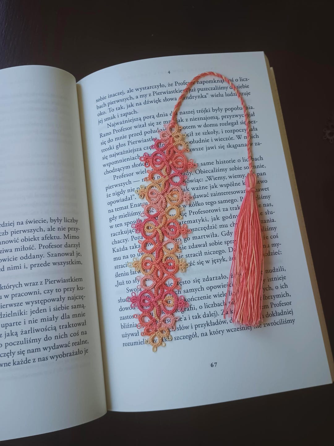 Celtic Bookmark | Ornamental Bookmark | Handmade Lace Bookmark | Gift ...