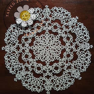 Dalmacija - tatting doily pattern PDF