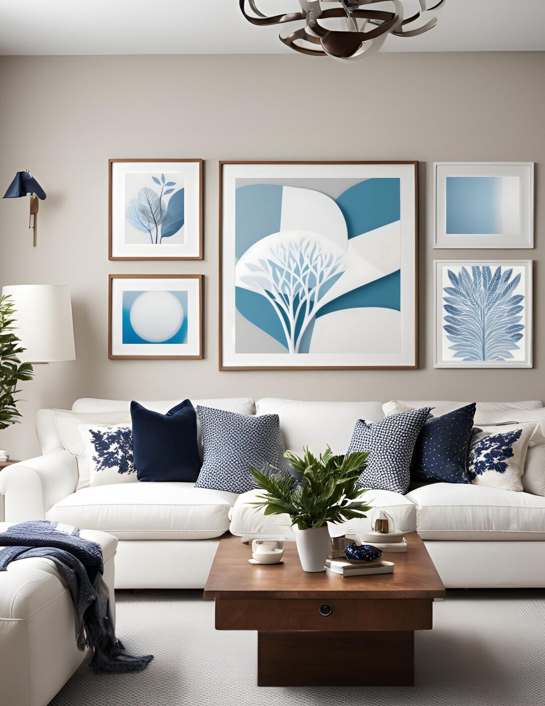 View of Minimalist Wall Art Home Decor - Etsy