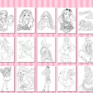 Barbie Coloring pages by Coloring Book HKM