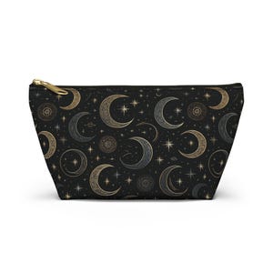 Mystic Moon Star Accessoire-Etui, himmlische Kosmetiktasche mit Reißverschluss