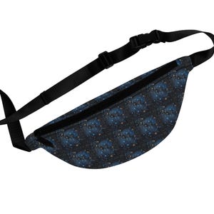 Himmlische Galaxy Gürteltasche, Sternenhimmel Gürteltasche, Festival Accessoire, Reiseausrüstung, Outdoor Freihand-Tasche, einzigartiges Geschenk für Weltraum-Liebhaber
