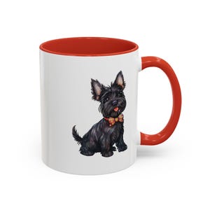 Cute Scottish Terrier 11oz Coffee Tea Mug, Dog Lover, Gift Idea, Dog Mom, Dog Dad, Friend - 11 oz Coffee Tea Mug
