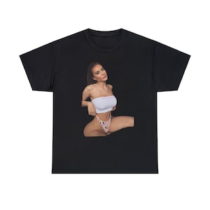Lana Rhodes modeling picture tshirt. Iconic I'm not your baby tshirt. image 1