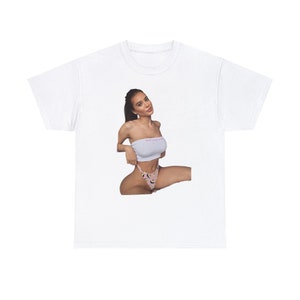 Lana Rhodes modeling picture tshirt. Iconic I'm not your baby tshirt. image 5