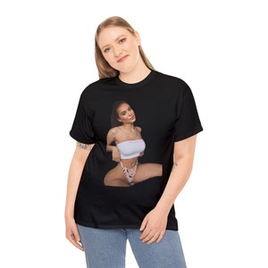 Lana Rhodes modeling picture tshirt. Iconic I'm not your baby tshirt. image 4