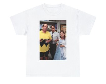 The Office iconic scene tshirt, Kevin Dwight and Pam Halloween costume