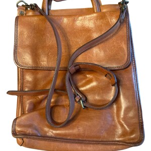 Vintage Wilson Leather Backpack Purse - Etsy display picture 3